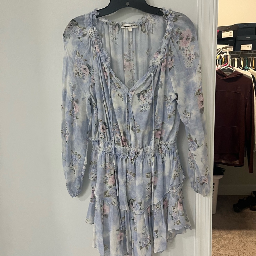 Floral Blue Dress